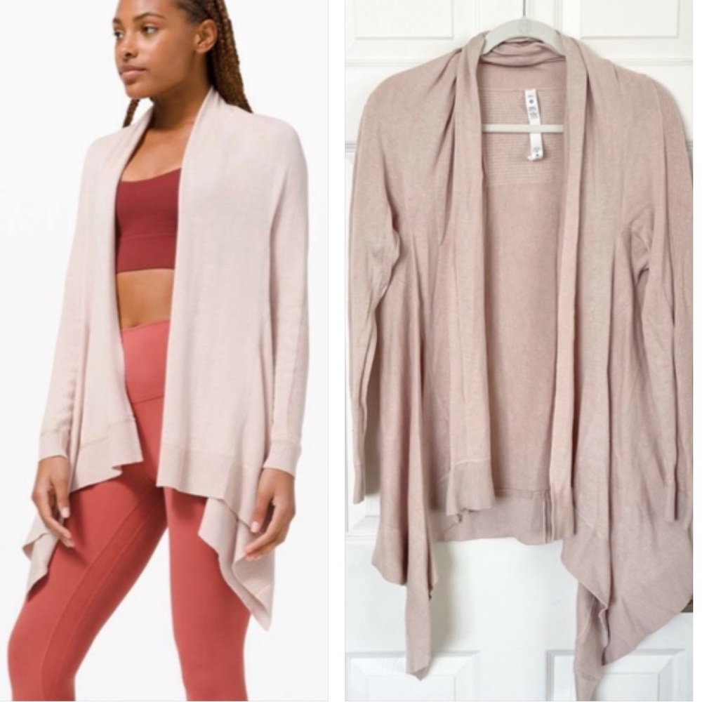 Lululemon Cashmere Cashlu Knit Wrap Cardigan